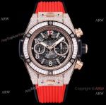 Swiss Grade 7750 Hublot Unico Bust Down Rose Gold Watch 45mm